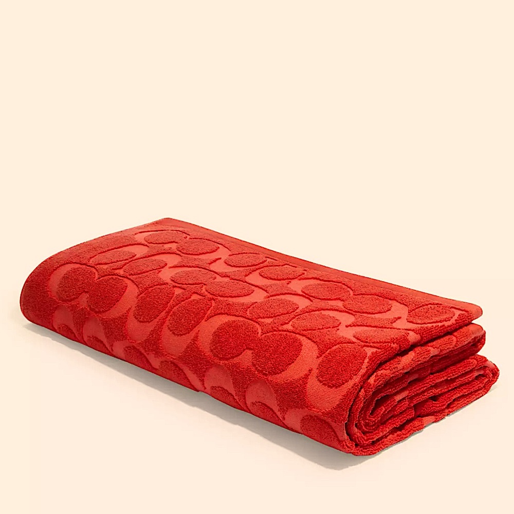 COACH Terry Beach Towel